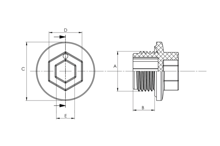 26_threaded sealing type Plugs